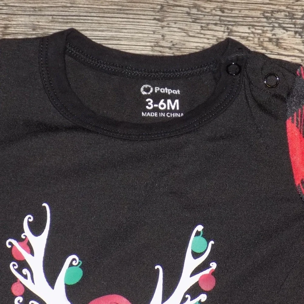 Carters Patpat Christmas Bundle Baby 3-6M‎ Red Black White Good Holiday Outfits